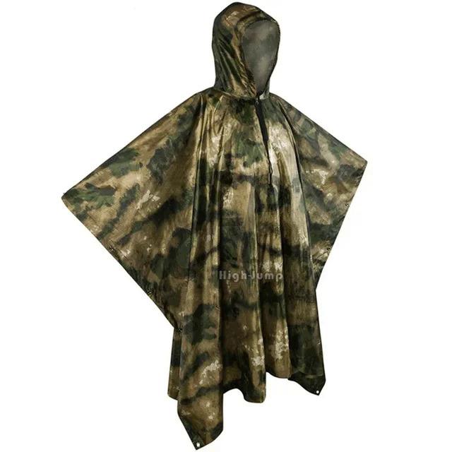 Umbrella Military Birdwatching Gear Tactical Outdoor Suit War Raincoat Accessories Poncho Rain Army Home Hunting Ghillie 6