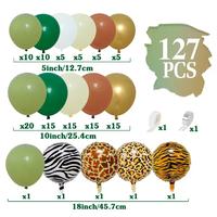 Gambar DINOSO 127pcs Safari Hutan Balon Bermotif Garland Set untuk Pesta Ulang Tahun Hewan Pernikahan Dekorasi - 127pcs Hijau Safari dari DINOSO INDONESIA Kota Administrasi Jakarta Barat 2 Tokopedia
