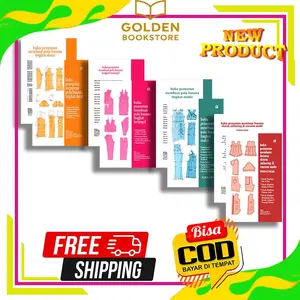 Paket buku penuntun membuat pola busana lengkap 4 buku by SOEKARNO