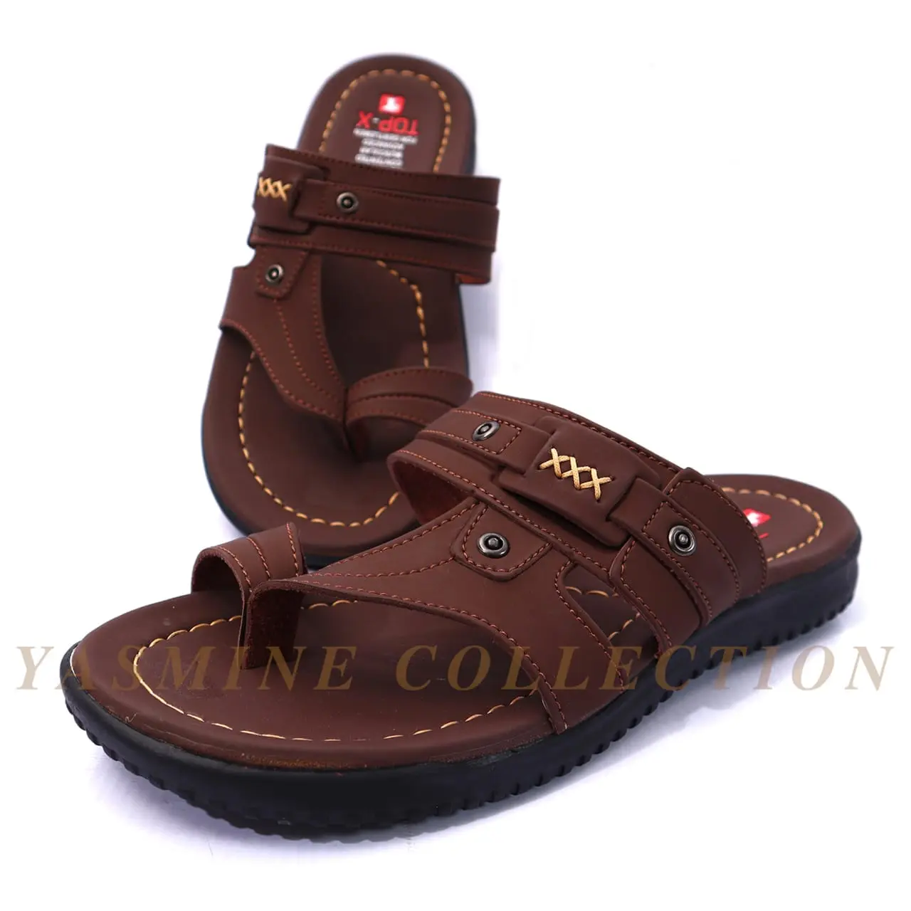 Sendal Jepit Pria Dewasa Sandal Pria Japit Viral 2025 Kasual Kulit Asli Sol Karet Anti Licin Nyaman Dipakai Tahan Air