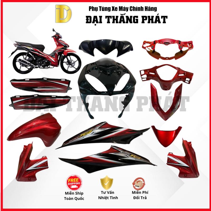 Có bán lẻ Dàn áo xe Wave RSX 110cc năm 2010 - màu Đỏ - R340C chính hãng