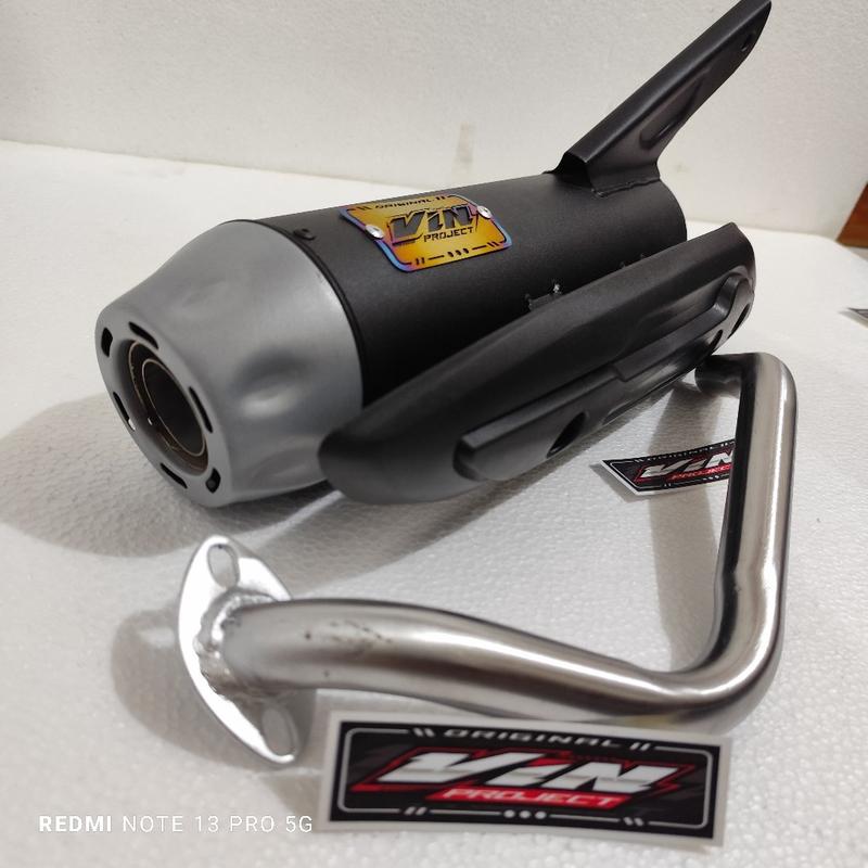 Product Introduction of Knalpot Copy Tzm Original Vin Project Fullsistem Beat Scoopy Vario 125 Vario 150 Mio Nmax Standar Racing Bass Adem Baud Baut Mesin Motor Motorcycle Slincer Tameng 2