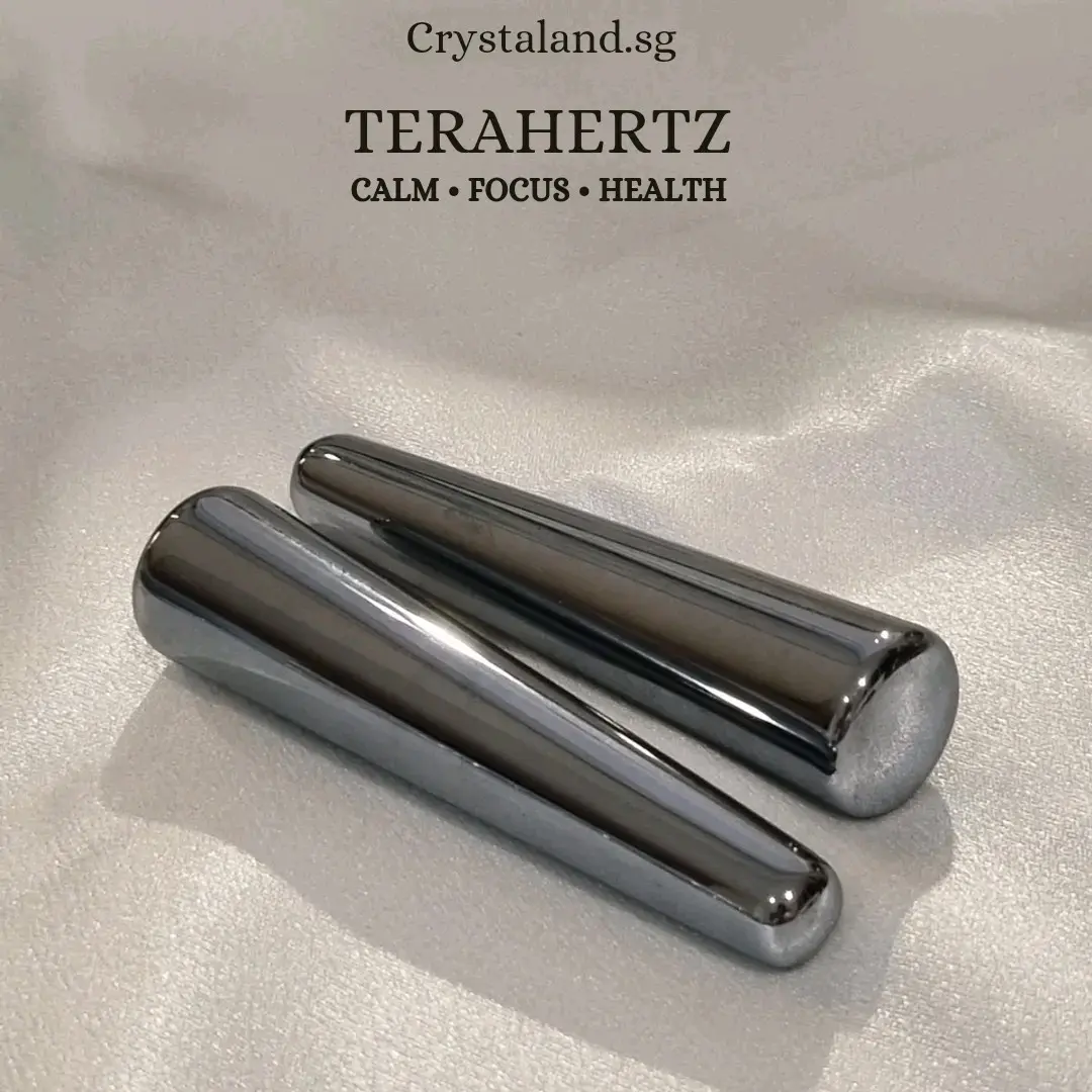 Terahertz Stone Massage Wand | Crystal Quartz