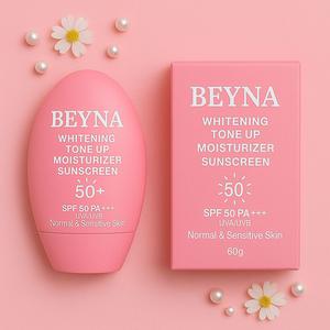 Beyna Legacy New packaging Sunscreen SPF50 Menggantikan Bedak Sejuk Putih All Skin Types Skincare Sunscreen Facial Wajah Sunscreen Tak Melekit Cepat Meresap