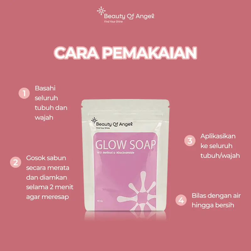 [DR Incognito Approved] BISA COD Sabun Pemutih Glow Soap Beauty Of Angel Sabun Pencerah Kulit Wajah Badan Mencerahkan Melembabkan Kulit Tubuh Hitam Menghilangkan Jerawat Mencerahkan Kulit Instan sabun scrub perawatan kecantikan tangan DNA Salmon 3