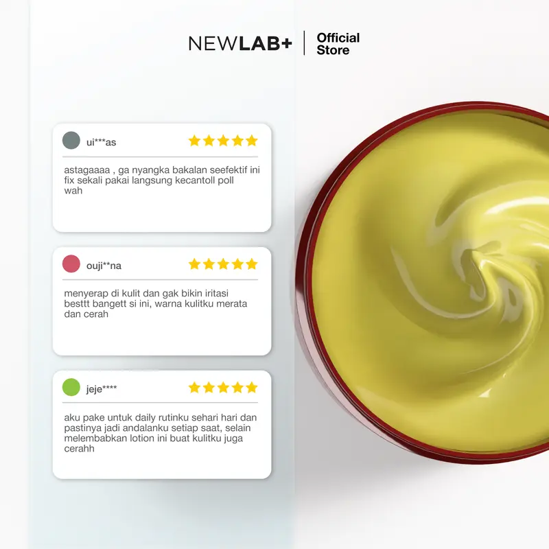 NEWLAB Brightlogy Intensive Power Brightening Lotion | Body Care & Hand Body | Body Serum untuk Mencerahkan Tangan dan Badan BPOM | HB Cinta Spesial Maharaja 200ml 1