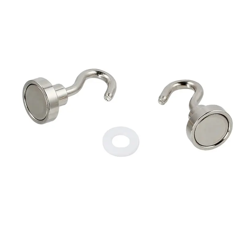 Pao - Móc Từ Ferrite D16 16Mm, 10 Cái, N52, Neodymium, Giữ 55Kg, Nam Châm Mạnh 1
