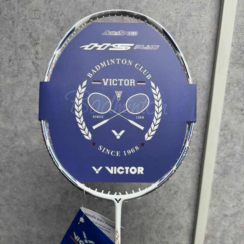  VBC  Vợt cầu lông Victor AuraSpeed HS-PLUS VBC màu trắng chính hãng + tặng cuốn cán + túi đựng vợt 
