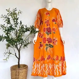 SAKDRES ENCIM SYIFA AZZAHRA CERAH BUSUI LD 110 PB 130 RAYON SAMITEX SUPER MEWAH ELAGAN Wanita Motif Baju Panjang Rayon Busui Pesta Gamis Muslim Bunga Ibu Nyaman Lembut Menyusui Remaja Keluarga CERIA SEGAR BINTANG LENGAN REMPEL Dewasa Casual Mutiara Ceruty