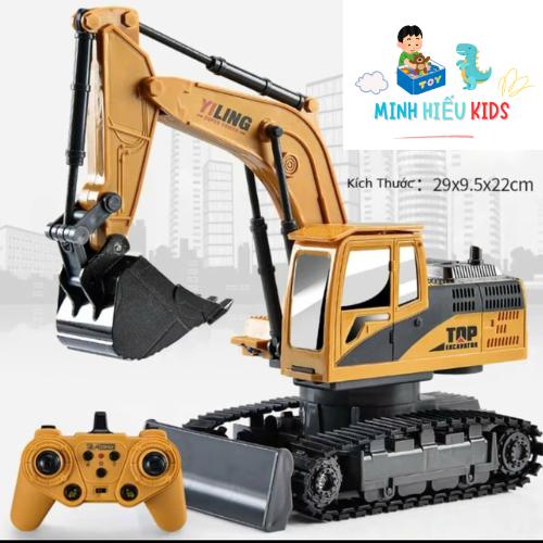 Đồ Chơi Máy Múc Và Xe Ben Điều Khiển Từ Xa ,Máy Múc Có Gầu Sắt Pin Sạc Đồ Chơi Xe Cuốc Máy Xúc,Máy Ủi Bánh Lốp Toy Story