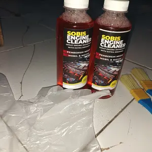 Pembersih Mesin Cair 250ML - SOBIS ENGINE DEGRAISER dengan Kuas Gratis - Car