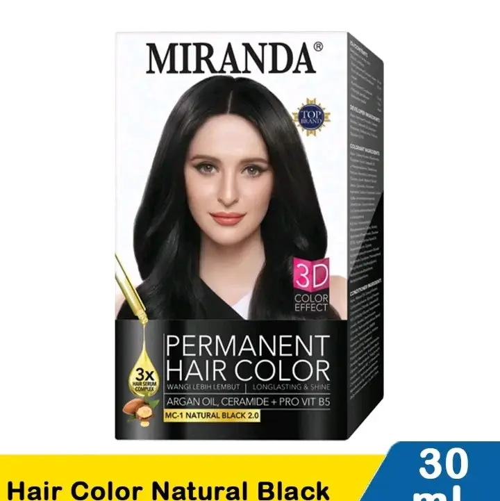 MIRANDA HAIR COLOR ALL VARRIANT KEMASAN 30 ML Cat  Pewarna