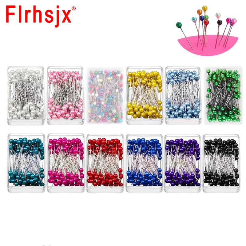 Chốt May, 100 Chiếc, Đồ May Tự Làm, Ngọc Trai, 38mm, Nhiều Màu, Chốt Chần Chỉ Thẳng, Chốt May Váy, Thích Hợp Cho Đồ Trang Sức Và Trang Trí Hoa 2
