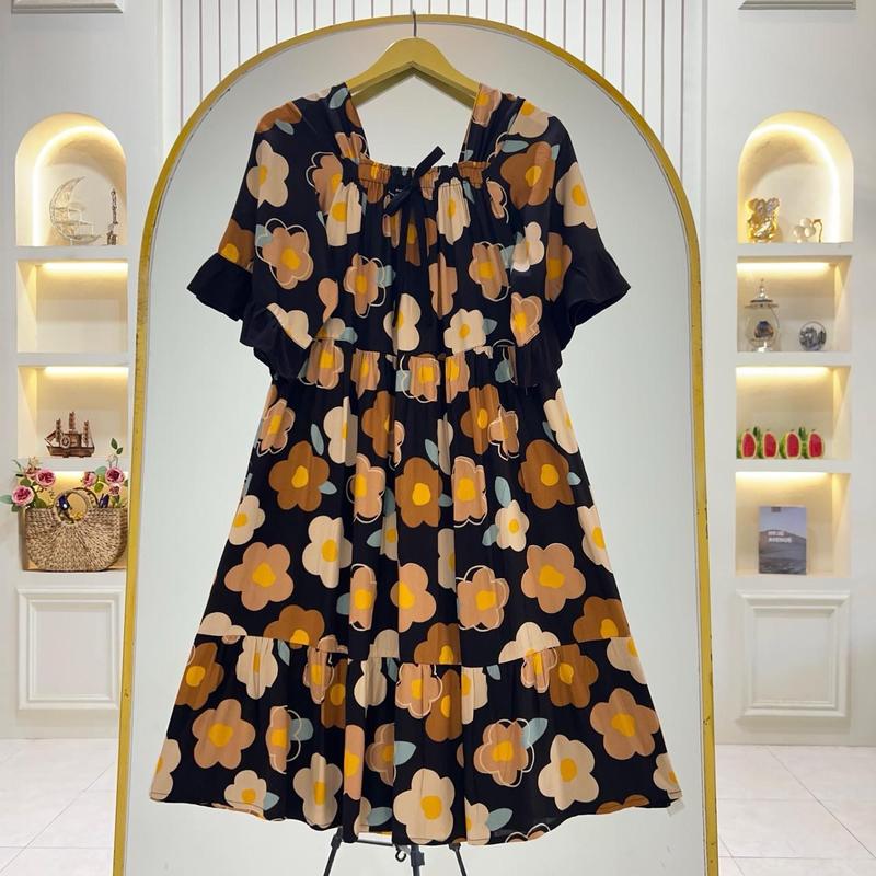 Daster Wanita Aulia / Daily Dress / Bahan Rayon Lucu - Busui Bumil 0