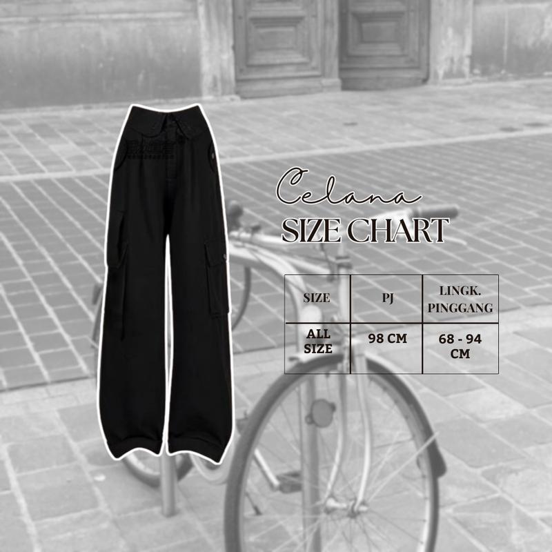 2in1 One Set Wanita Kece Korean Baju Setelan Wanita Kekinian Set Korean (Hoodie, Celana) Set AA211 Hitam Panjang Atasan Casual Bawahan Oversize Kulot Kerja Top 3