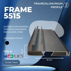 FRAME ALUMINIUM TYPE 5515 RUNNING TEXT INDOOR 3 METER