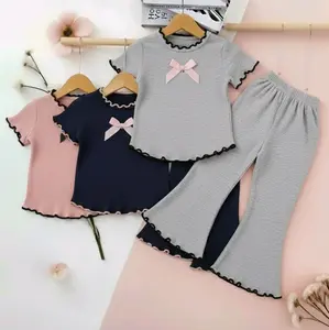 SETELAN ANAK PEREMPUAN  ONE SET BAJU PITA ANAK USIA 1-7 TAHUN CELANA CUTBRAY