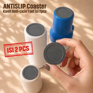 2PCS ISUKA Coaster Rubber Tumbler Antislip Karet Termos Anti Licin Aksesoris Botol Minum Universal