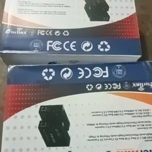 Eterlink HTB-3100 A+B 1 SET Fiber Optic Media Converter Netlink10/100Mbps RJ45 Single Mode 25KM HTB Sepaang A dan B Media Converter HTB3100 htb  satu  pasang