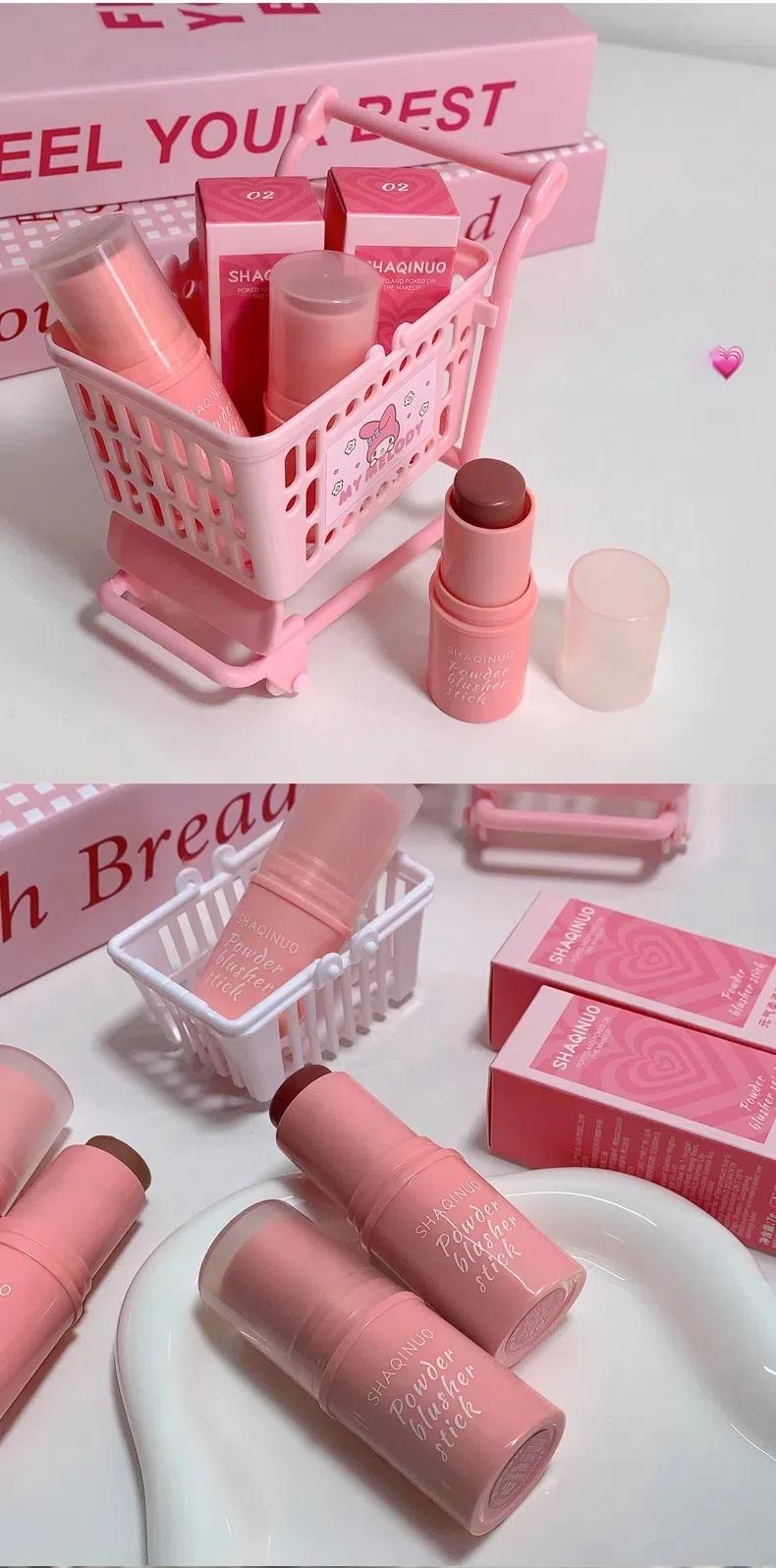 Product Introduction of Batang Pemerah Pipi Licin Yuanqi, Krim Matte Alamiah, Meningkatkan Kulit, Tanpa Serbuk, Mudah Dicampur, Menjadikan Anda Kelihatan Lembut, Merah, Tawaran Terhad 9