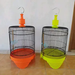 SANGKAR LOVEBIRD/KAPSUL MINION/CEBOL TANGGUNG, TEBOK WARNA, ATAP DATAR