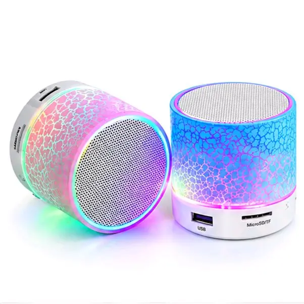 COD Speaker Mini LED Speaker Portable Wireless Bluetooth support Micro SD CARD Import