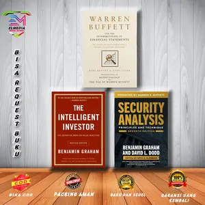 ( 3 book Series ) The Intelligent Investor | Security Analysis 7 edition | The Interpretation of Financial Statements ( English / Indonesia )