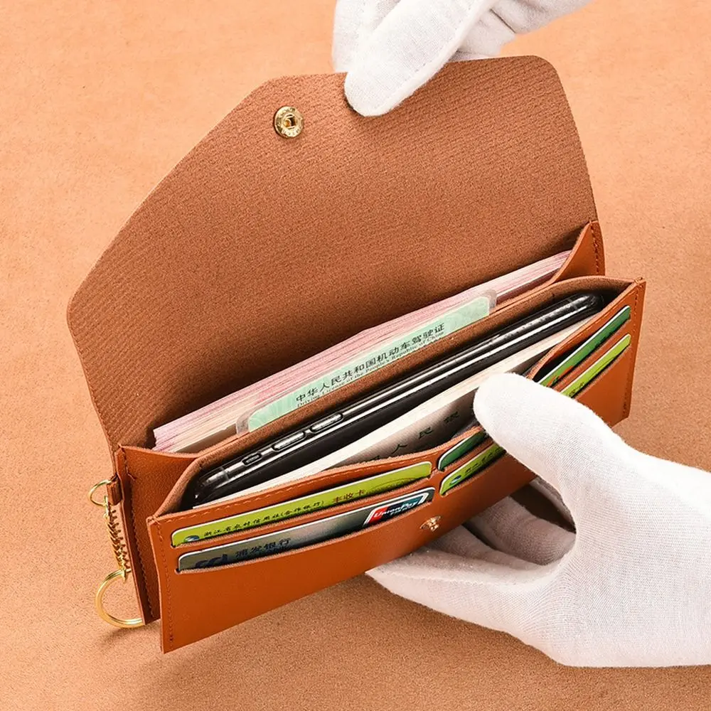 Portable Casual  Card Holder Rectangle Phone Bag Large Capacity Birthday Gifts Coin Purse Purse Wallets Women Wallets Card Holder
