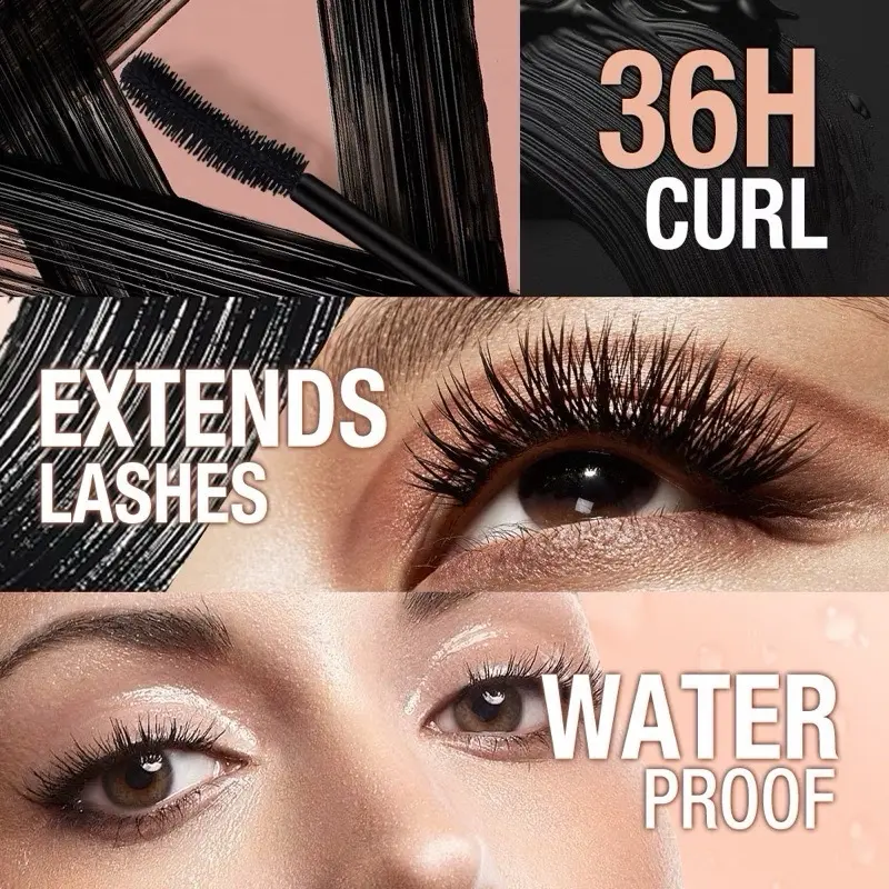 O.TWO.O Mascara Waterproof Long Lasting Volumizing Lengthen Eye Lash Makeup 5