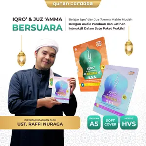 BUKU IQRO' & JUZ 'AMMA BERSUARA X UST. RAFFI NURAGA (Size A5)