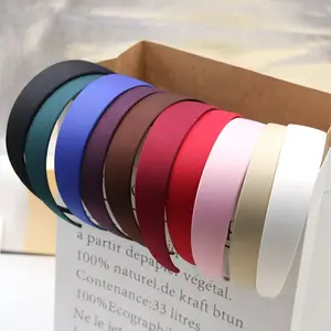 Bando Wanita Premium Banyak Varian Warna Bahan Halus dan Lembut Gaya Korea Style 100% Natural De Kraft Btun untuk Tampilan Lebih Stylish Headbands