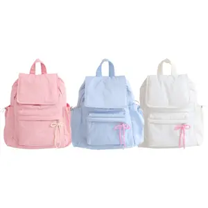 Kubby Puffy Backpack Muat Laptop 15.6" dengan 2 Saku Samping dan 1 Saku Depan