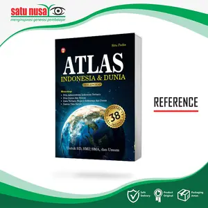 Buku Atlas Indonesia dan Dunia Terlengkap - Sarana Tutorial