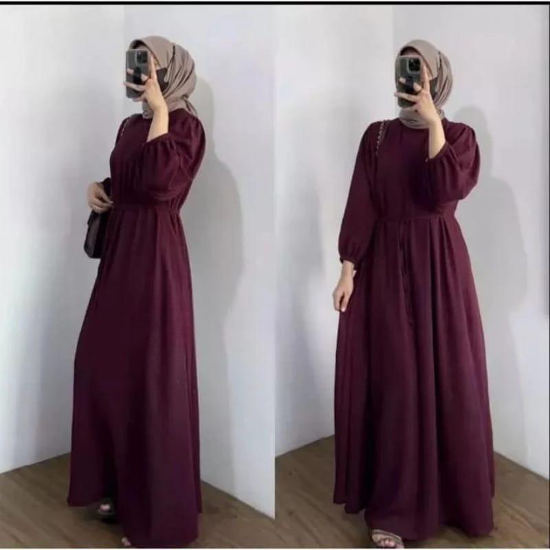 DANIRA DRESS GAMIS POLOS KATUN MICRO GAMIS BUSUI Fit Muslim 2
