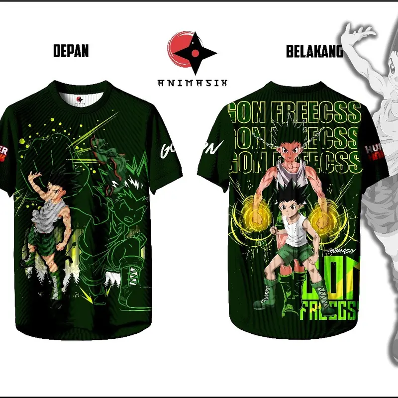 ANIMASIX - KAOS ANIME PART 2 S-XXXL CEWEK COWOK JAPAN UNISEX TSHIRT FULL PRINT 1