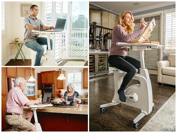 【SummerTurn-up】【父亲节礼物】3 合 1 健身车 MAX 产品介绍，桌下踏板锻炼器，家用可移动固定自行车，8 级可调阻力室内自行车，350LBS 重型 6