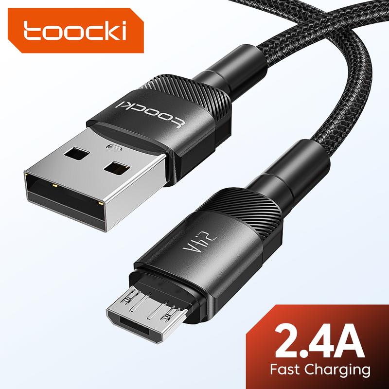 Cáp Micro USB Toocki Sạc Nhanh 2.4A Dây Dữ Liệu Micro Tương Thích Với Samsung S6 S7 Redmi Note 4 Thích Hợp Cho Điện Thoại Và Tai Nghe Tương Thích Với Micro USB iPad