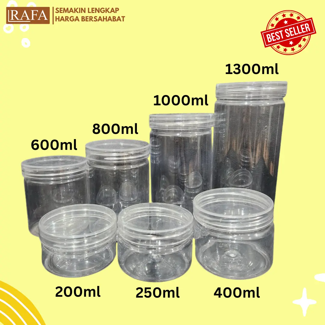 RAFA | Toples Pet Transparan Plastik Tebal