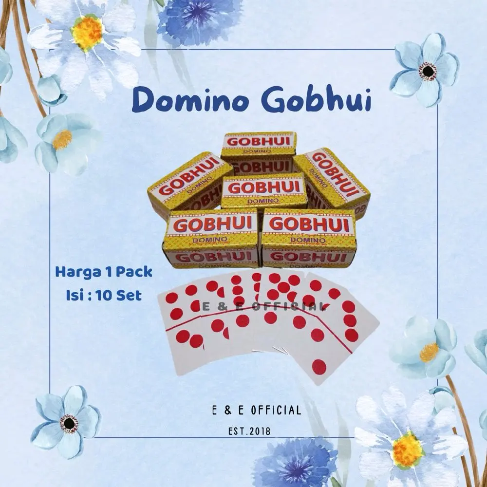 KARTU DOMINO GOBHUI / PLAYING CARDS GOBHUI / KARTU DOMINO MURAH