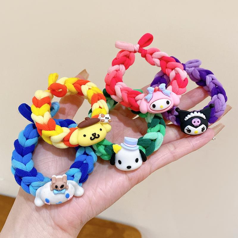 Dây Buộc Tóc Bện Tự Làm, Dây Buộc Tóc, Vòng Tay Tóc, Dây Thun Hai Mục Đích Cho Cặp Đôi, Phụ Kiện Tóc Ins Đẹp, Băng Đô Nữ