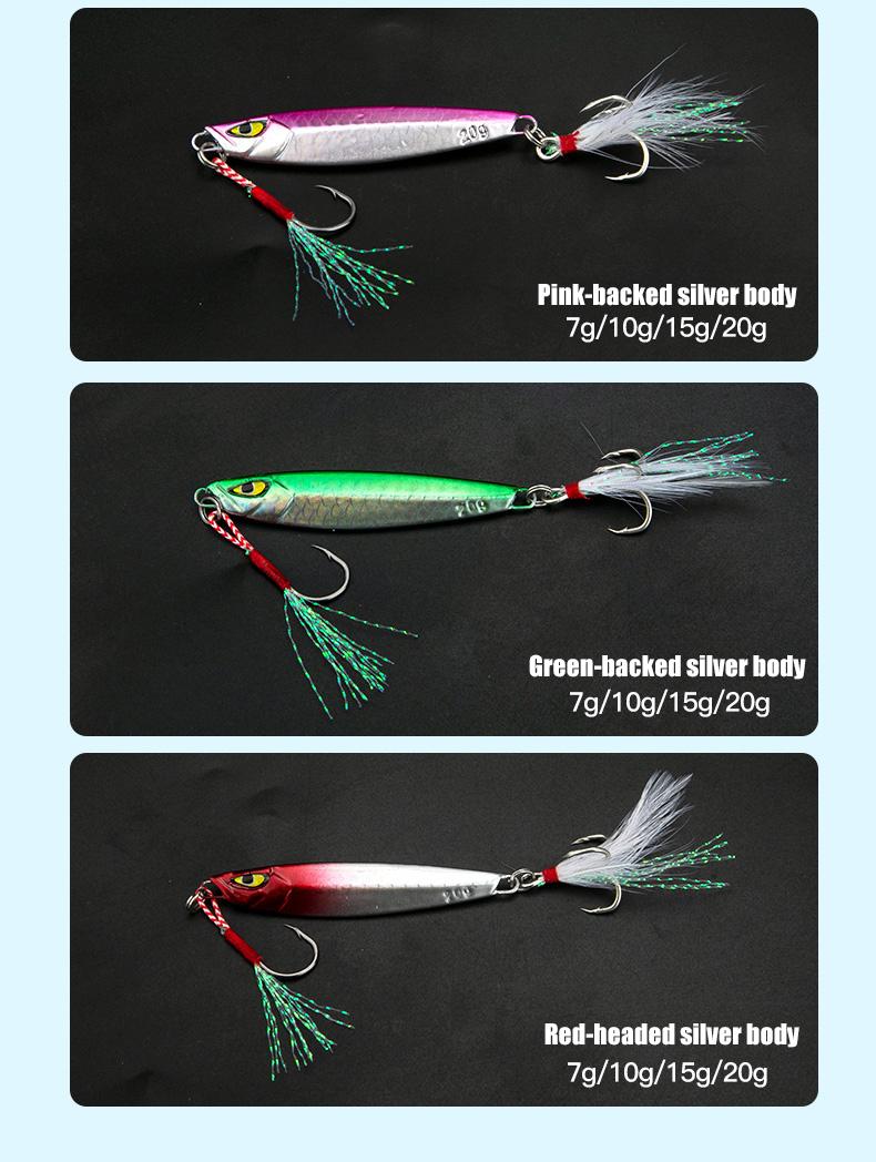 SeaHunter Umpan Pancing Jigging Hook 5PCS micro jig 1 SET Memancing Spinner Umpan 10g Laser Metal Spoon Fishing Lure Ikan Laut SeaHunter Umpan Pancing Jigging Hook 5PCS micro jig 1 SET Memancing Spinner Umpan 10g Laser Metal Spoon Fishing Lure Ikan Laut