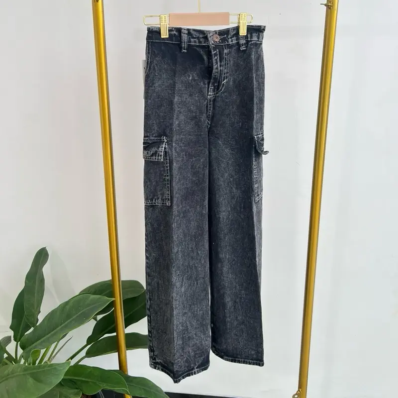 [Creator’s Choice] - Yma Fashion Kids - Celana Cargo Anak Usia 3-12 tahun - Celana Jeans Cargo Anak Unisex 8