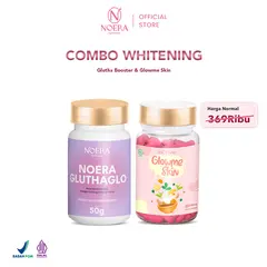 Noera Paket Combo Whitening Set l Noera Glow Me Skin Capsule & Noera Glutha Booster Improved Formula