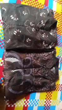 Product Review of 2. Baju Batik Couple Kemeja Gamis Poli katun Fashion Pasangan POLI KATUN Seragam Batik Sequins Muslim Wanita Sarimbit Keluarga Kondangan Dress Pesta Lebaran Motif from 💫**💫 0