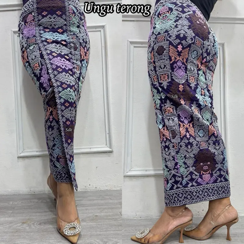 KAMEN JADI SONGKET BORDIR FULL STRAIT PERPADUAN WARNA”||terlariss 4