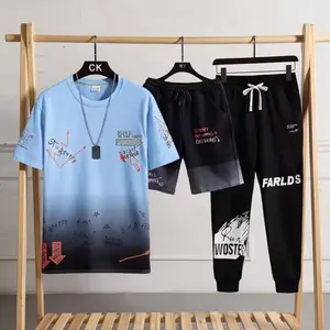 DIMITRI SETELAN 3 IN 1 GROW DAPAT 2 CELANA DAN 1 BAJU SET ATASAN KAOS OBLON CELANA PENDEK DAN JOGGER