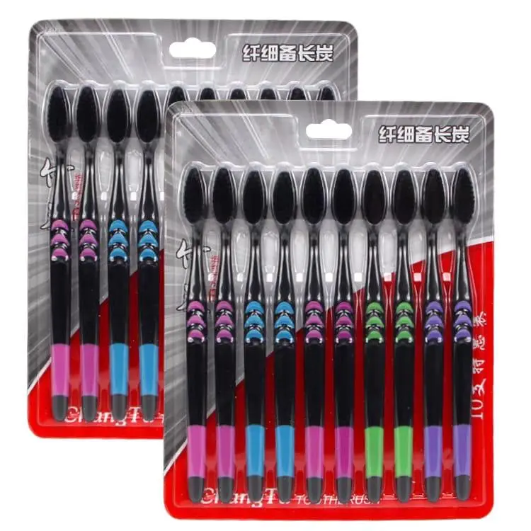 SIKAT GIGI DEWASA BAHAN LEMBUT 1 SET ISI 10 PCS TOOTHBRUSH DOUBLE CARE SENSITIVE/ SIKAT GIGI 10IN1 DEWASA 0