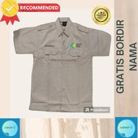 Gambar KEMEJA KEMENKES LENGAN PENDEK TERBARU SERAGAM PDH KEMENKES KEMENTRIAN KESEHATAN - hitam, S dari SuWalBordir Kota Administrasi Jakarta Pusat 1 Tokopedia