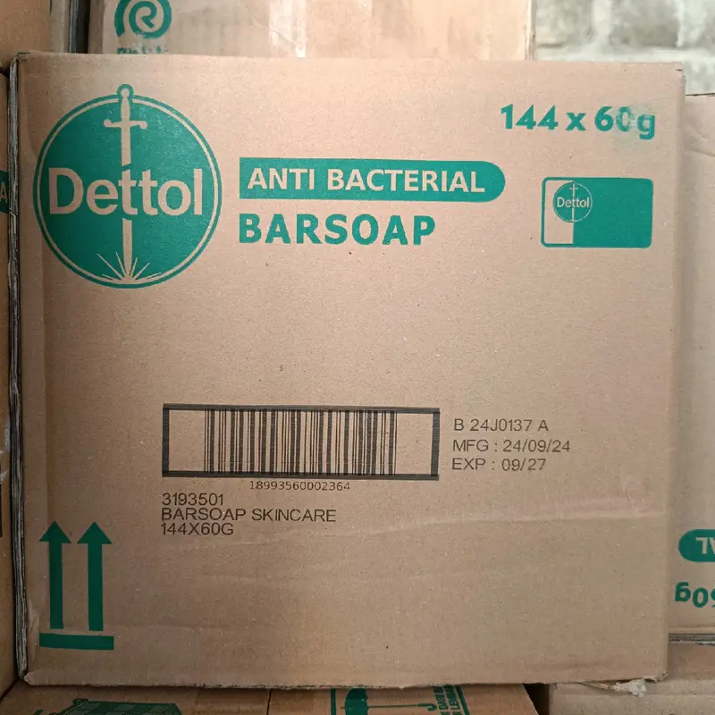 1 Karton Sabun Dettol 60gr Sabun Batang Mix Campur Isi 144pcs 4
