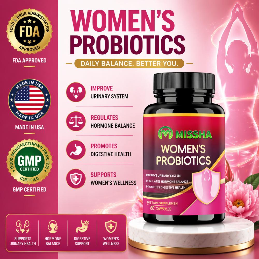 Missha probiotik wanita Kapsul Memperbaiki sindrom pramenstruasi 60 Kapsul